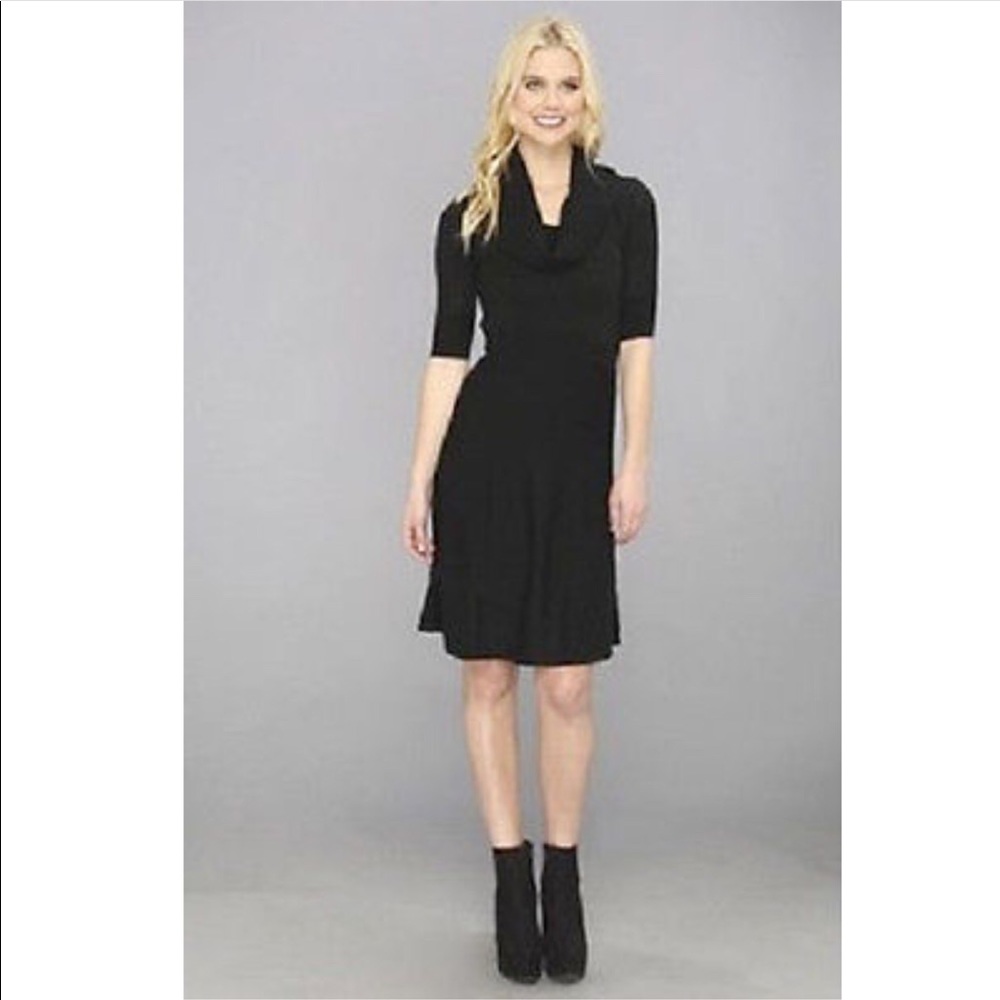 BCBG MAX AZRIA "TALIA" Cowl Neck Sweater Dress